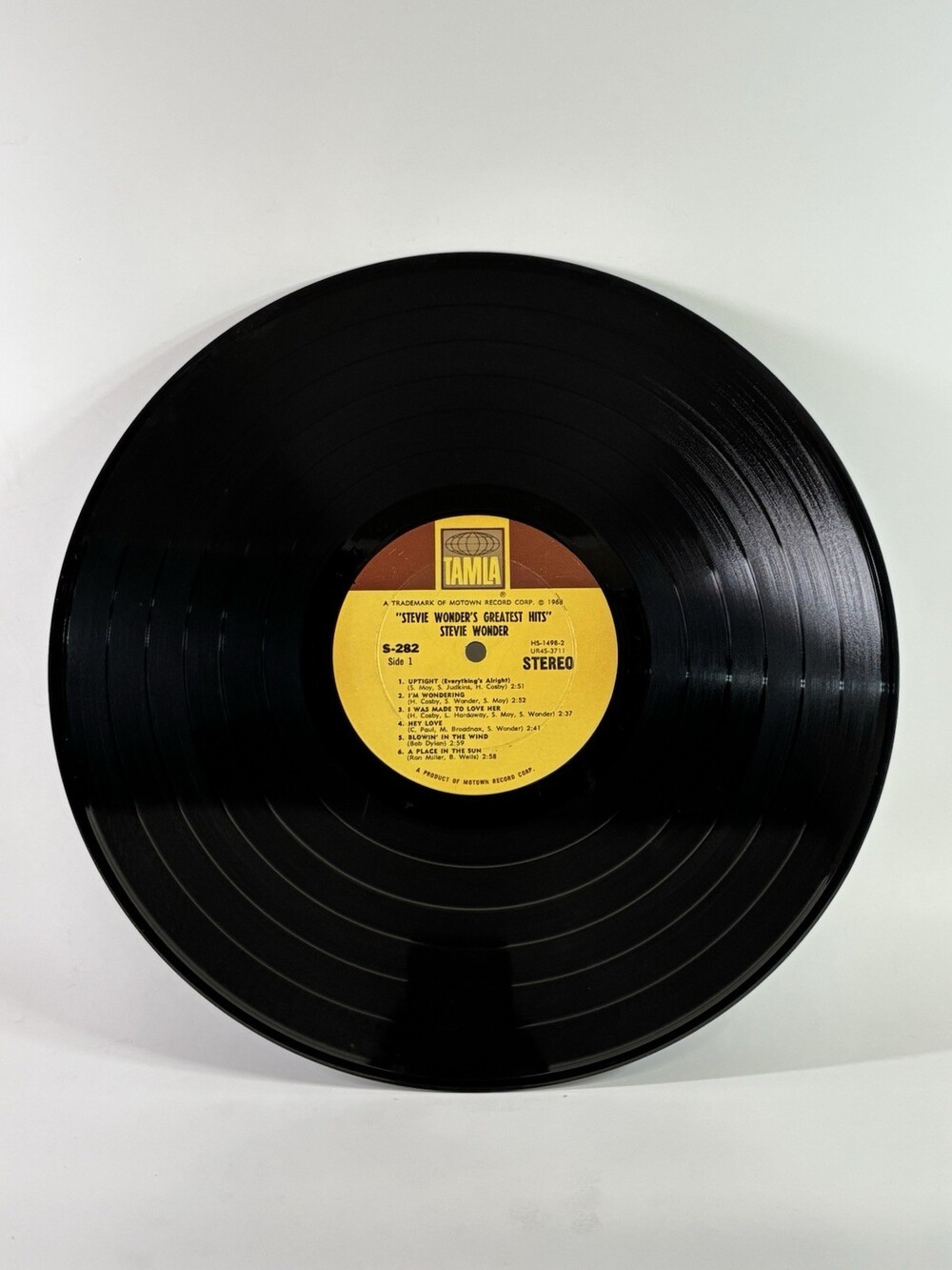 Stevie Wonder - Greatest Hits - 1968 Tamla TS-282 LP Vinyl Record - EX - Picture 6 of 6